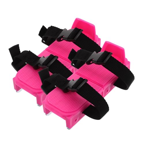 BESPORTBLE Ice Skates for Boys and Girls Short Ski Skates Adjustable Skate Shoes Cover Snowskates for Winter Sports Beginner-Friendly for Children