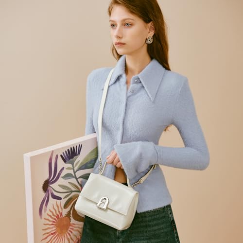 Image of LA FESTIN Small Top Handle Bags for Women Genuine Leather Shoulder Handbag