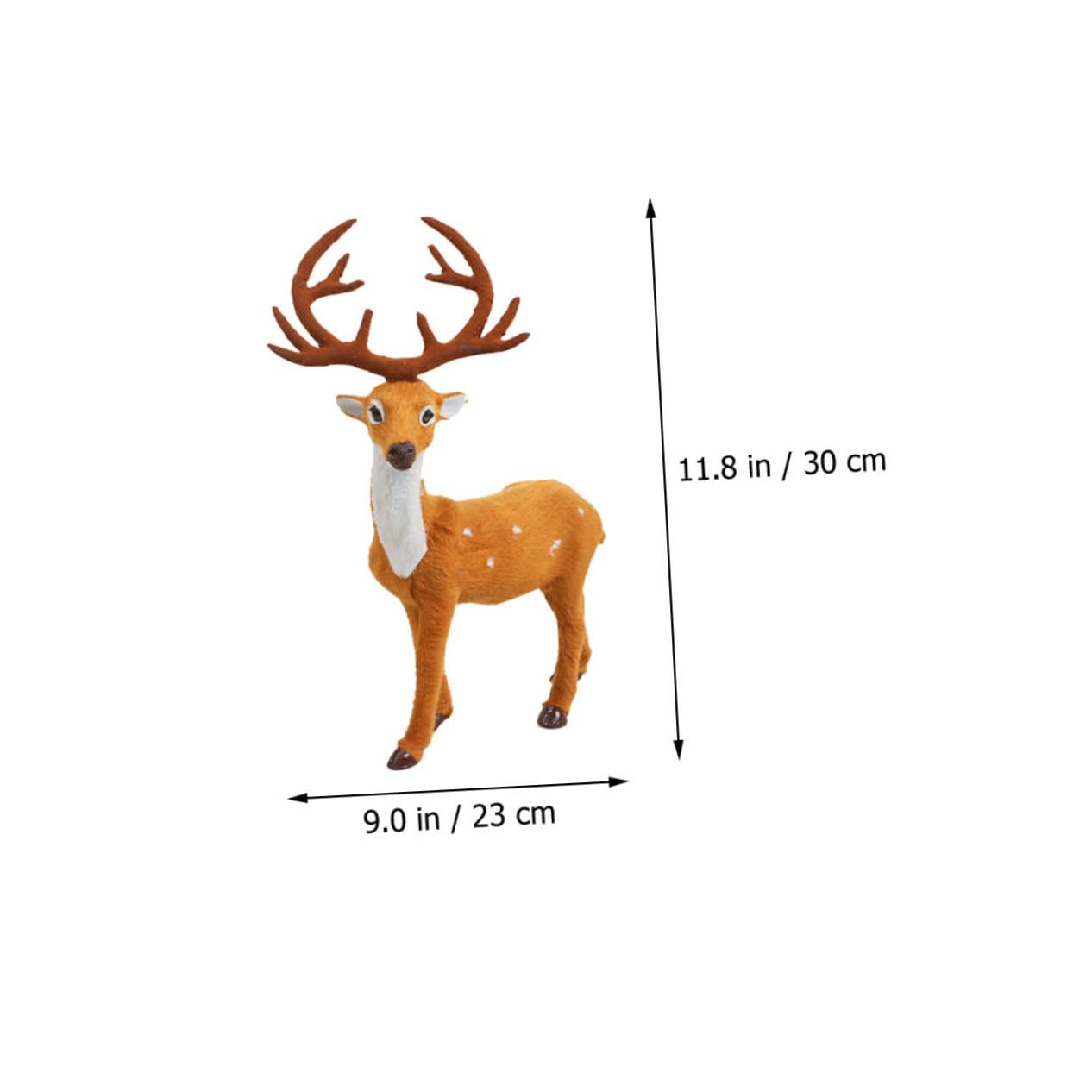 Cabilock 3 Series Adorno Navideño De De Peluche Decoración Y Simulativa para Muñeco De Reno para Fiestas Y Hogar 2 Piezas X 3