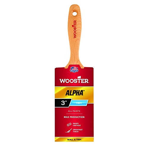 Wooster 4233-3 Alpha Paintbrush, 3-Inch, 3 Inch, No Color