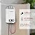 CAMPLUX 1.58 GPM Outdoor Portable Hot Water Heater with S/S Rain Cap & 1.6 GPM Water Pump Kit