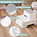 2-Step Stool for Kids - Toddler Anti-Slip Step Stool for Bathroom Sink/Toilet Potty Training/Kitchen Counter, 10