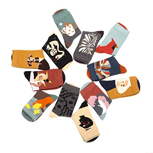 Calcetines mujer fantasía Gi&Gi en pack multicolor de talla única para diario