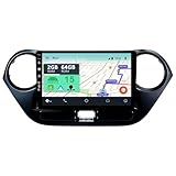 YUNTX [2+64G] Android 15 Autoradio pour Hyundai i10 2014 2019:[Intégré CarPlay/Android Auto/GPS]  IPS 9 Pouce Écran Tactile Dab/Bluetooth 5.0/MirrorLink/Commande au Volant/USB/4G/WiFi/2 Din