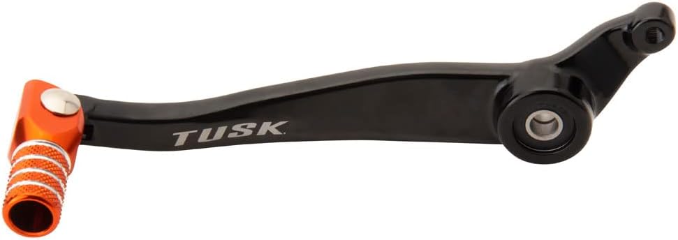 TUSK Folding Shift Lever Black/Orange Tip Compatible with KTM 890 Adventure R 2021-2025