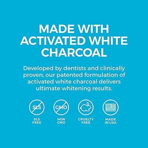 White Birch Activated White Charcoal Whitening Toothpaste- Professional Teeth Whitening Charcoal - Natural & Fluoride Free Oral Care (White Charcoal Toothpaste) - 2 Pack #TOP4