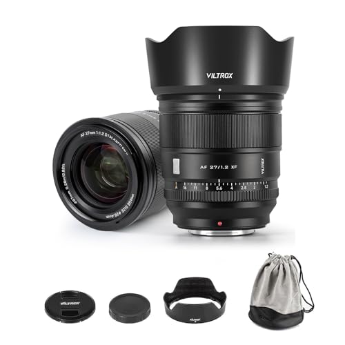 Image of VILTROX 27mm F1.2 Pro APS-C Prime Auto Focus Camera Lens, 27mm f /1.2 Lens for Fuji X Mount X-T5 X-H2S X-S20 X-T4 X-S10 X-T200 X-T30 II X-H1 X-T30 X-A7 X-Pro3 X-E4 X-T2 X-Pro2