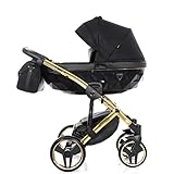 Por supuesto, el cochecito tiene: neumático giratorio de 360 grados, suspensión múltiple, colchón suave, posición de acostarse en el buggy, Hecho en Polonia, Todos los accesorios se pueden montar en ambas direcciones. Más detalles en la descripción a continuación.