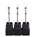 MZCMSL 3PCS Cuticle Clean Nail Drill Bit Ball Head Diamond Electric File Nail Salon Manicure 4MM
