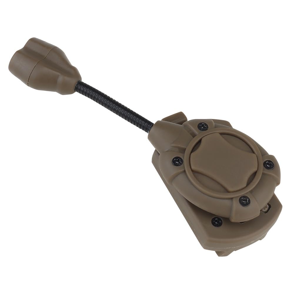 KODENORTactical Helmet Task Light with ARC Rail Adapter Button Cell White/IR Light 24hours Battery Life