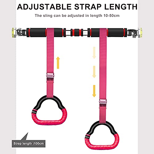 image for EACHPT Gymnastic Rings Set Childrens Home Fitness Training Equipment w