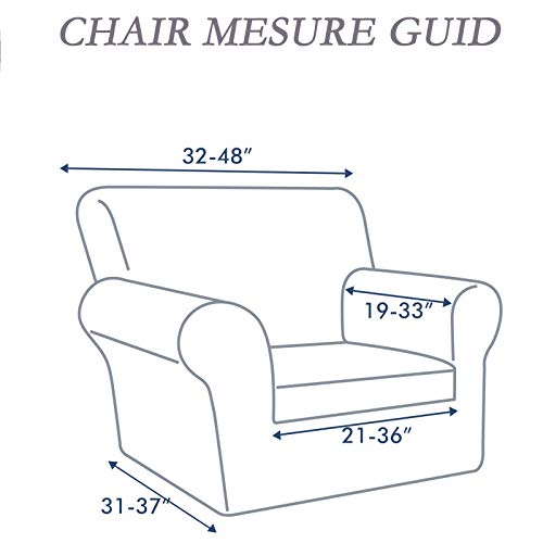 Hyha 2 Piece Stretch Chair Covers For Living Room thumb #6