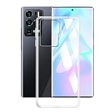CXKJ Coque pour ZTE Axon 30 Ultra 5G (6.67 Pouce) Case, Ultra Fin Silicone TPU Bumper Transparent Housse Etui de Protection Antichoc Cover,pour ZTE Axon 30 Ultra 5G - Transparent