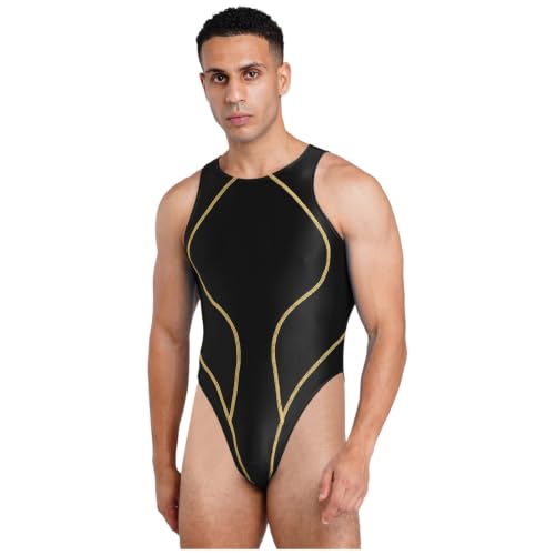 Body de corte alto para hombre y mujer con tejido elastico liso para piscina y carnaval 2