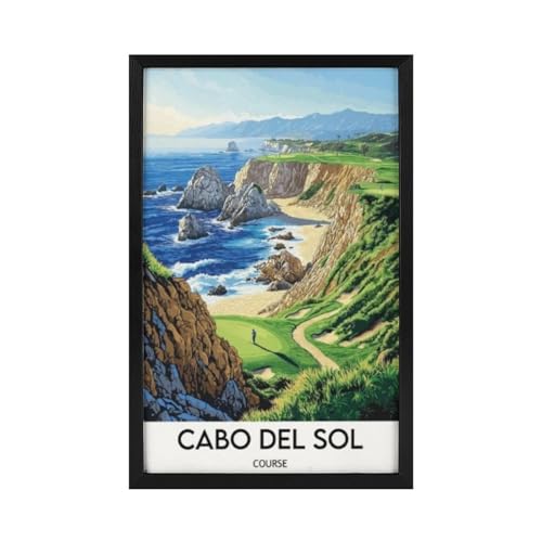 Cabo Del Sol Golf Course Poster, 8x12in, Wall Art