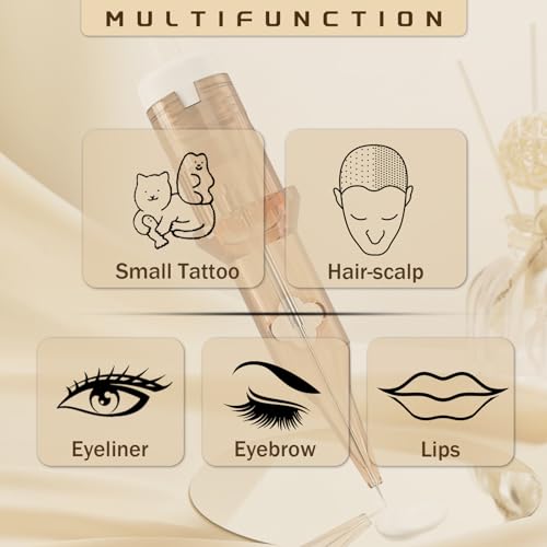 Smp Tattoo Cartridge Needles 3RL 0.35mm Standard Lining Needles Disposable Cartridges 3 Round Liner for Permanent Makeup Hair Strokes Lips Eyebrows Tattooing Supply 1203RL (Clover)