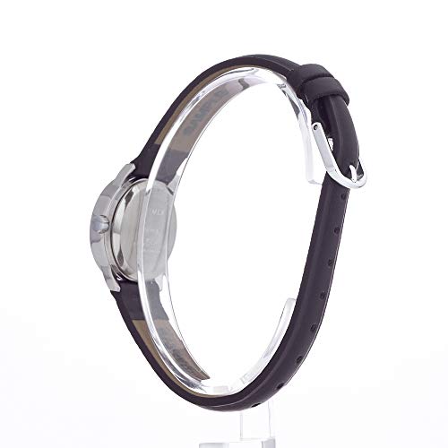 Timex Women's Easy Reader 25mm Watch – Silver-Tone Case Black Dial with Black Leather Strap by Timex - Image 3
