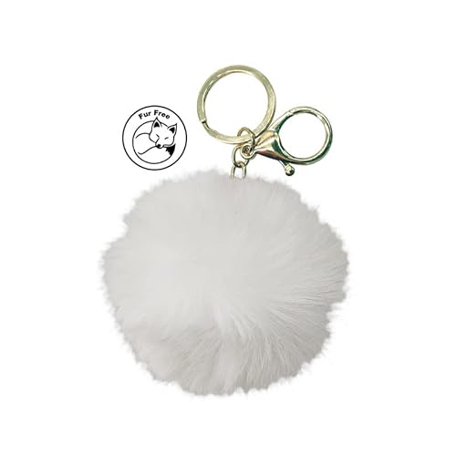 Simoni Racing Porte-clés - Fluffy Fur - Blanc Cover