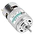 Hilitand DC XD-775 Motor, 24V Mini Electric Motor High Speed Low Noise Brush Double Ball Bearing DC Motor (24V)