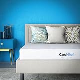 COOL GEL 8 Inch Queen Memory Foam Mattress Medium Firm, Memory Foam Mattress Queen Size Cooling, Made in The USA, 8' Depth with Pressure Relief, CertiPUR-US Certified No Fiberglass, CoolGel Bed