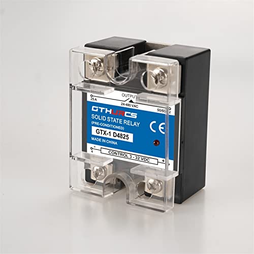 Relais statique monophasé SSR-10DA anti-arc électrique commande 3-32VDC 220V - 2