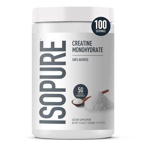 Creatina Isopure Monohidratada, sem sabor