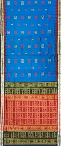OdiKala maroon sambalpuri silk saree – image 3