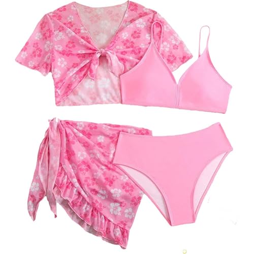 Ensembles bikini à volants bébé fille pour éviter les coups de soleil
