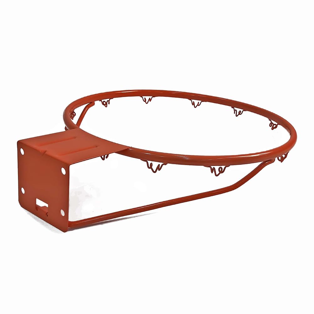 Raycool Aro de Baloncesto Tamaño Oficial 45cm | Aro de Basket Profesional con Red Nylon | Montaje en Pared - Deportes de Interior o Exterior