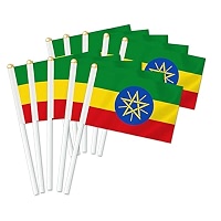 Lot De 25 Drapeaux De France à Main – 14 X 21 Cm, Tige 30 Cm, Polyester, Pour Événements