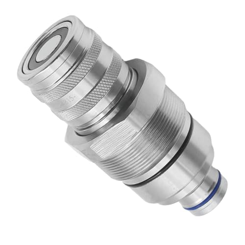 Acoplador hidráulico hembra de cara plana de alta resistencia para minicargadora 4FH08F 6