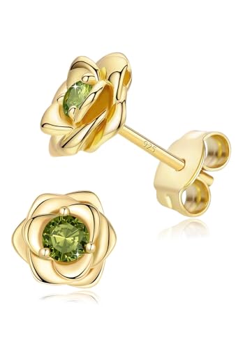 14K Gold Plated 925 Sterling Silver Post...