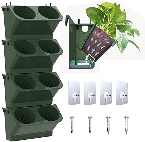 CEIEVER Self Watering Vertical Pocket Garden Wall, Vertical Living ...