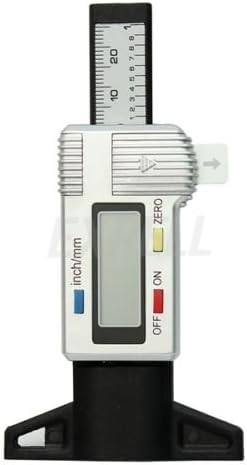 Digital LCD Display Tyre Tire Wheel Tread Depth Gauge Caliper Brake Shoe Wear