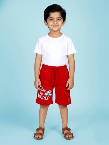 Image of KiddoPanti Boys Knee Length Basic Short
