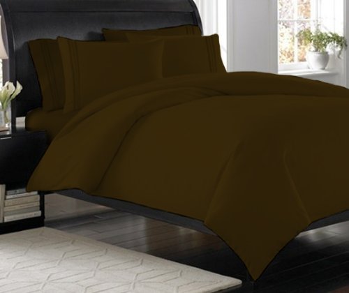 100% Microfiber Egyptian Comfort 6-piece Sheet Bed Set - 1800 Series (Chocolate Brown, Full)