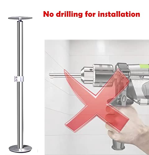 Undermount Sink Mounting Brackets New 304 Stainless Steel New Sink Legs Sink Repair Supports Kit Installation and Repair System for Kitchen and Bathroom Not Grow Rust and Punch-Free(23.6 to 39.7 in) - Thumbnail 5