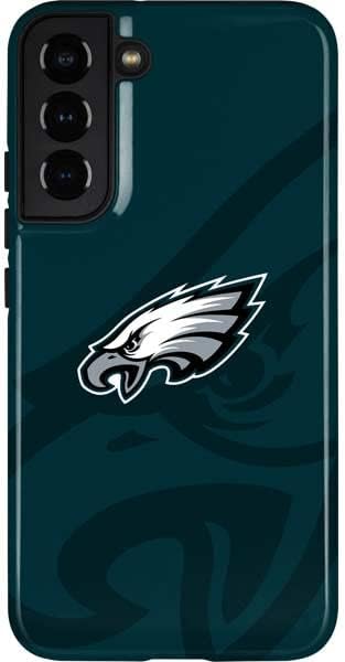 Skinit Pro Phone Case Compatible with Galaxy S22 Plus - Officially Licensed NFL Philadelphia Eagles Double Vision Design