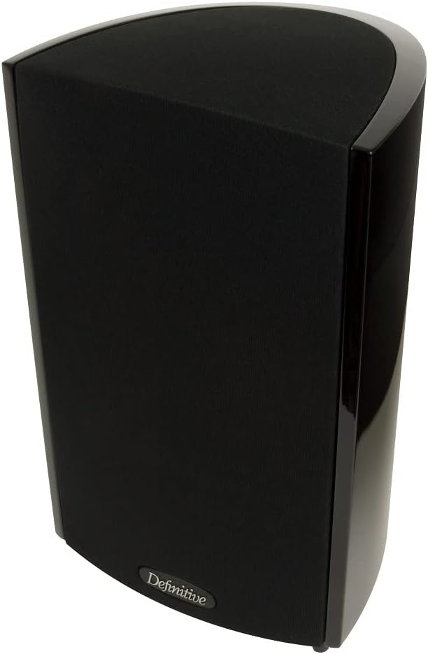 ProMonitor 800-2-Way Satellite or Bookshelf Speaker for Home Theater Speaker System | Easy Mounting (Single, Black)