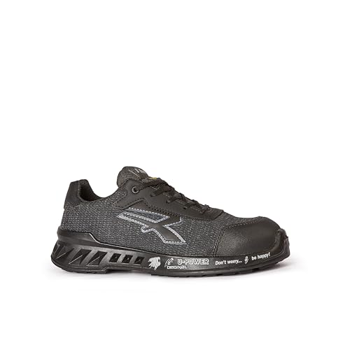 U-Power Red Leve Scott, Scarpe Antinfortunistiche, Scarpe Da Ginnastica Unisex Leggere Antiperforazione, Suola In Rafia, Suola Infinergy, Con Puntale In Alluminio (43) - 2