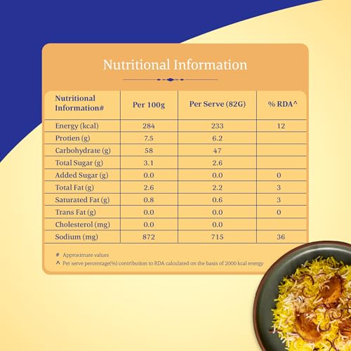 Daawat Biryani Kit Kolkata | Authentic Recipe | Ready in 30 min | Ready to Cook | 334gm