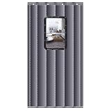 Ampia applicazione: ideale for tenere al caldo ogni stanza della famiglia in inverno, come: balcone, camera da letto, cucina, stanza climatizzata, porte di serre, porte d'ingresso principali, porte anteriori, porte posteriori, portefinestre e ottimo for uffici e negozi antivento.