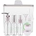 Ensemble de Bouteilles de Voyage 9 Paquets Bouteille de Voyage Transparente en Plastique avec Sac de Rangement pour Shampooing Conditionneur et Lotion
