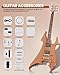 Leo Jaymz DIY Electric Guitar Kits with Mahogany Body and Maple Neck - Laurel Wood Fingerboard and All Components Included (BC)