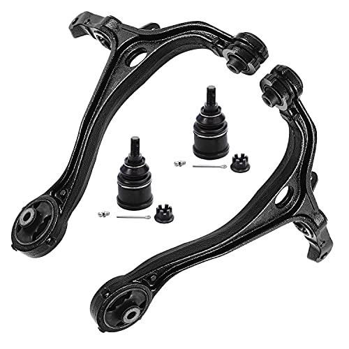 Image of Detroit Axle - 3.0L Front End 14pc Suspension Kit for 2003-2006 Honda Accord, 2 Upper Control Arms w /Ball Joints 2 Lower Control Arms 2 Lower Ball Joints 2 Sway Bars 4 Inner Outer Tie Rods 2 Boots