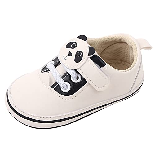 Infant Cute Cartoon Socks Shoes Soft Sole Cartoon Panda Lace Up Casual Shoes Baby Shoes Baby Walking Shoes