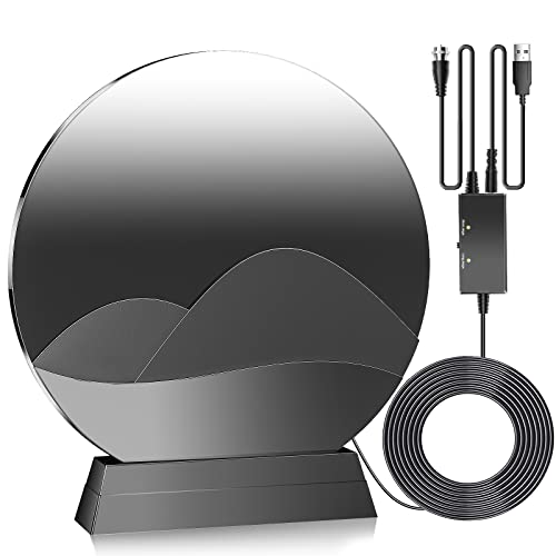 Image of Long Range HDTV Antenna for Local Channels with Signal Booster Amplifier, Support 8K 4K 1080p for All TVs