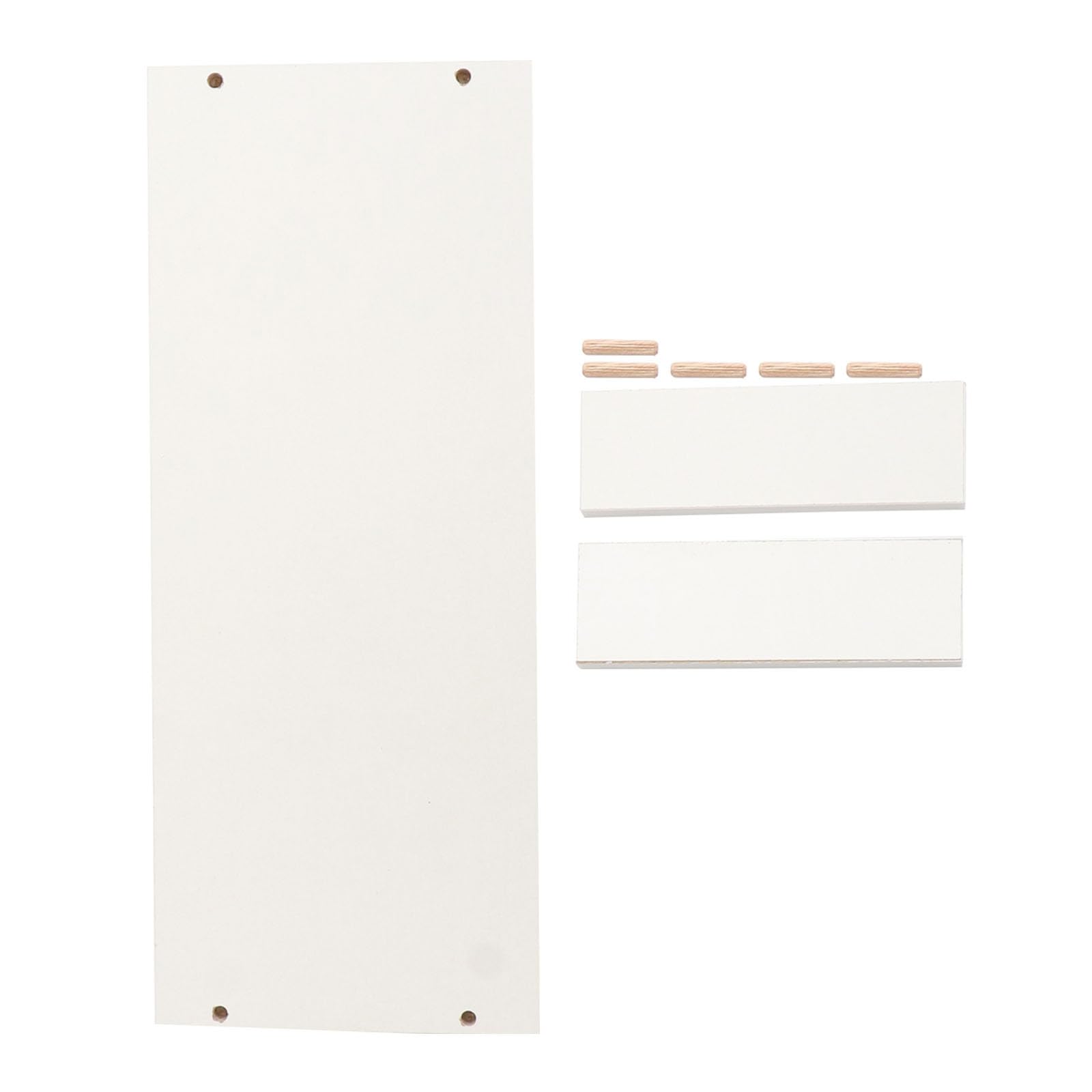 Support moniteur PC forte capacité de charge, rehausseur écran blanc bois