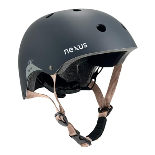 Nexus Freestyle Casco Ghost | Para montar en BMX, scooters, bicicletas y monopatines (mediano)