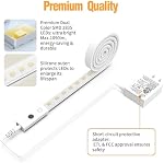 L'éclairage sous cabinet, 40-inch 1090 Lumens LED Lumière de bande, CRI 90+ Rendu haute couleur, 5 Températures de couleur, Luminaires sous le comptoir pour la cuisine, placard, plateau